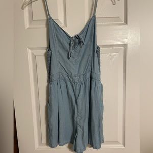 American eagle denim romper size large